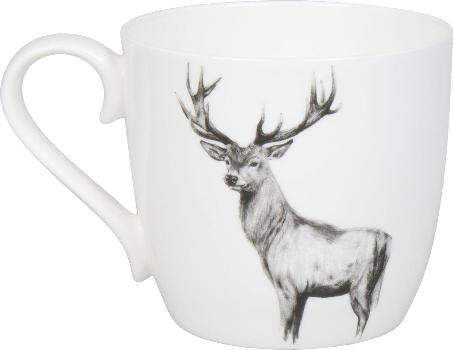 KÖNITZ 115S573019 Becher AMAZING ANIMALS Hirsch 425 ml mit Sieb und Deckel, Bone China Porzellan / Design Vanessa Kahl – Bild 3