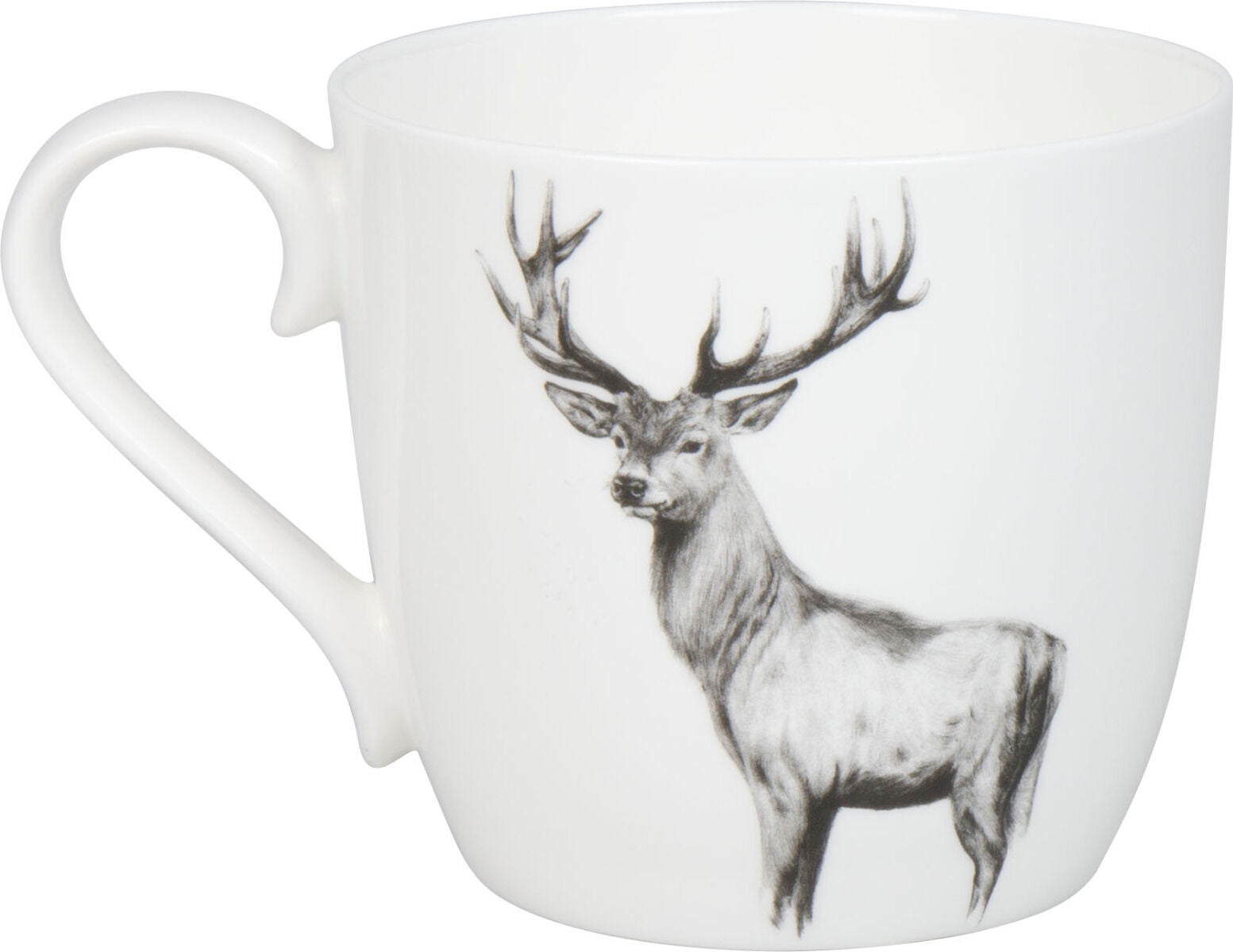 KÖNITZ 115S573019 Becher AMAZING ANIMALS Hirsch 425 ml mit Sieb und Deckel, Bone China Porzellan / Design Vanessa Kahl – Bild 3