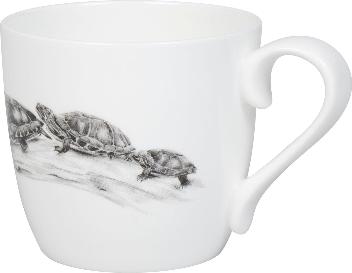 KÖNITZ 115S573020 Becher AMAZING ANIMALS Schildkröten 425 ml mit Sieb und Deckel, Bone China Porzellan / Design Vanessa… – Bild 6