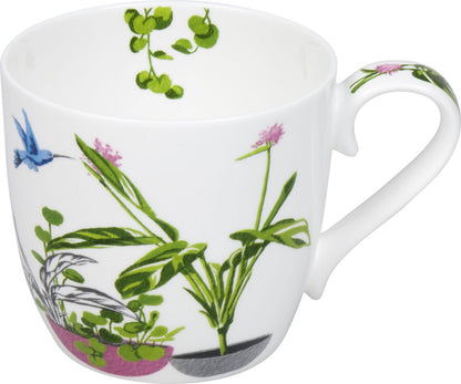 KÖNITZ 1120573021 Becher Urban Jungle - Birds of Paradise by Aurore 425 ml aus Bone China Porzellan – Bild 4