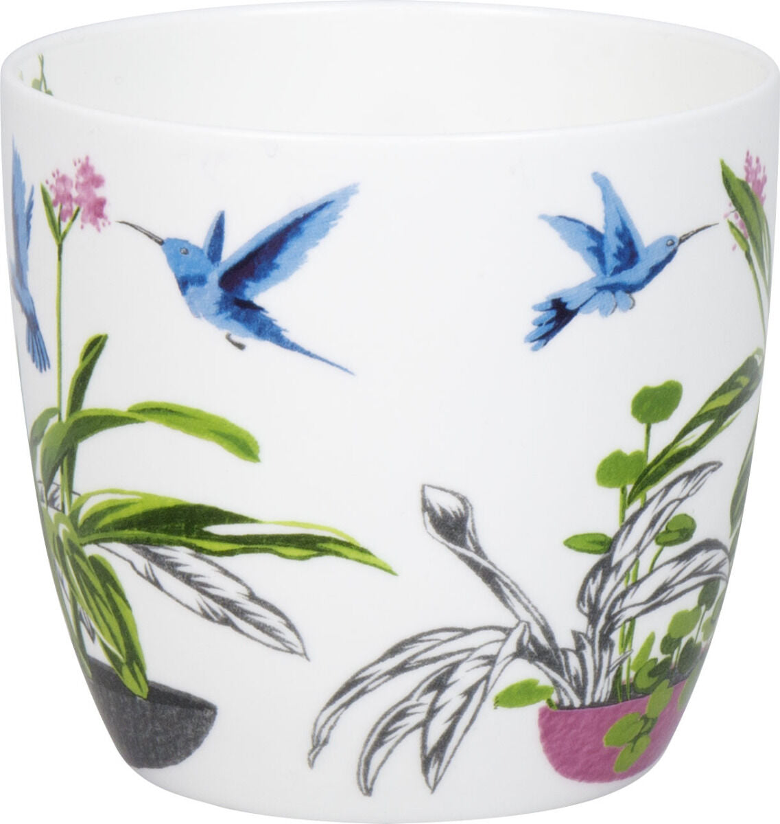 KÖNITZ 1120573021 Becher Urban Jungle - Birds of Paradise by Aurore 425 ml aus Bone China Porzellan – Bild 5