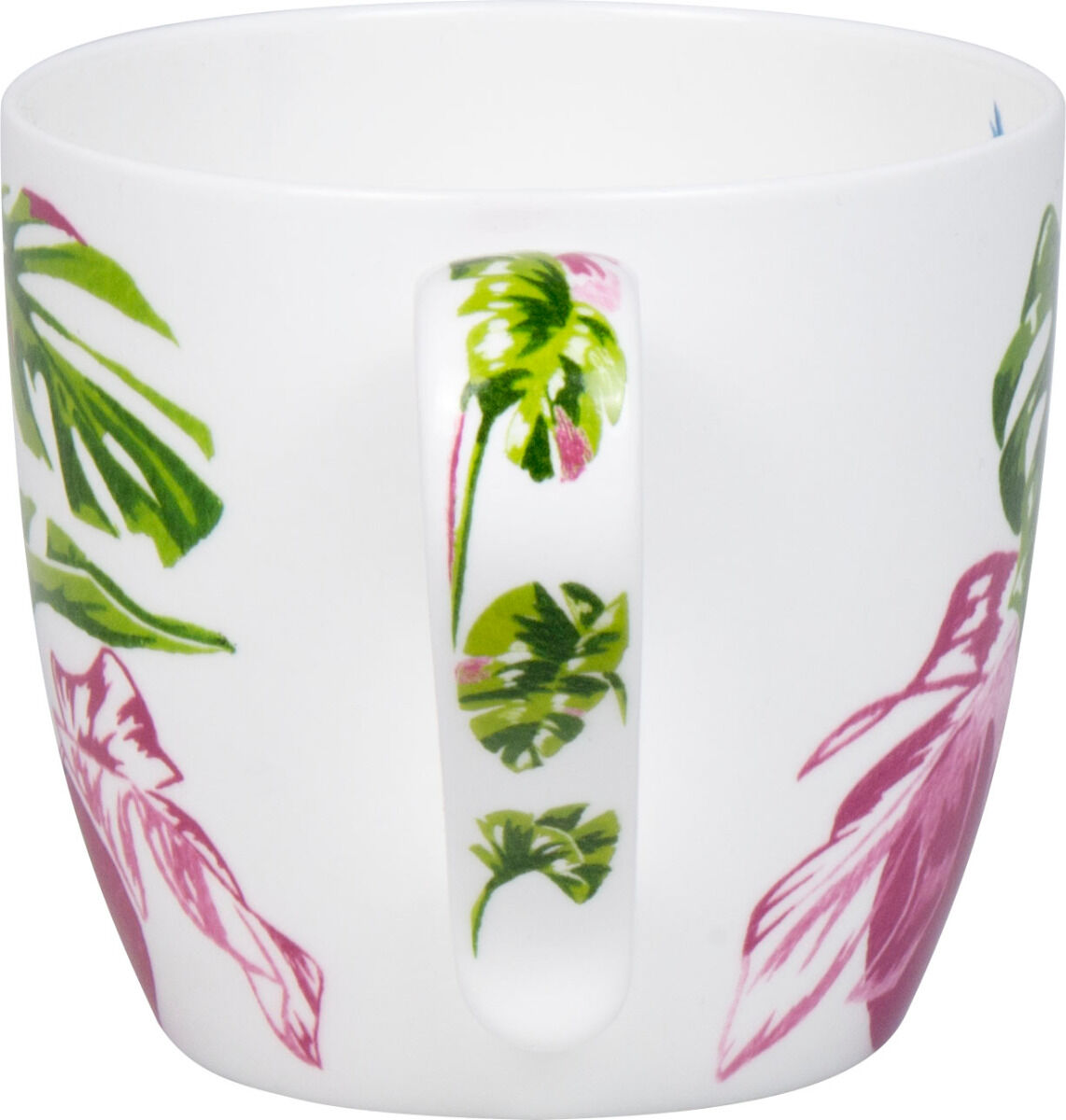 KÖNITZ 115S573022 Becher Urban Jungle - Monstera 425 ml mit Sieb und Deckel, Bone China Porzellan – Bild 6