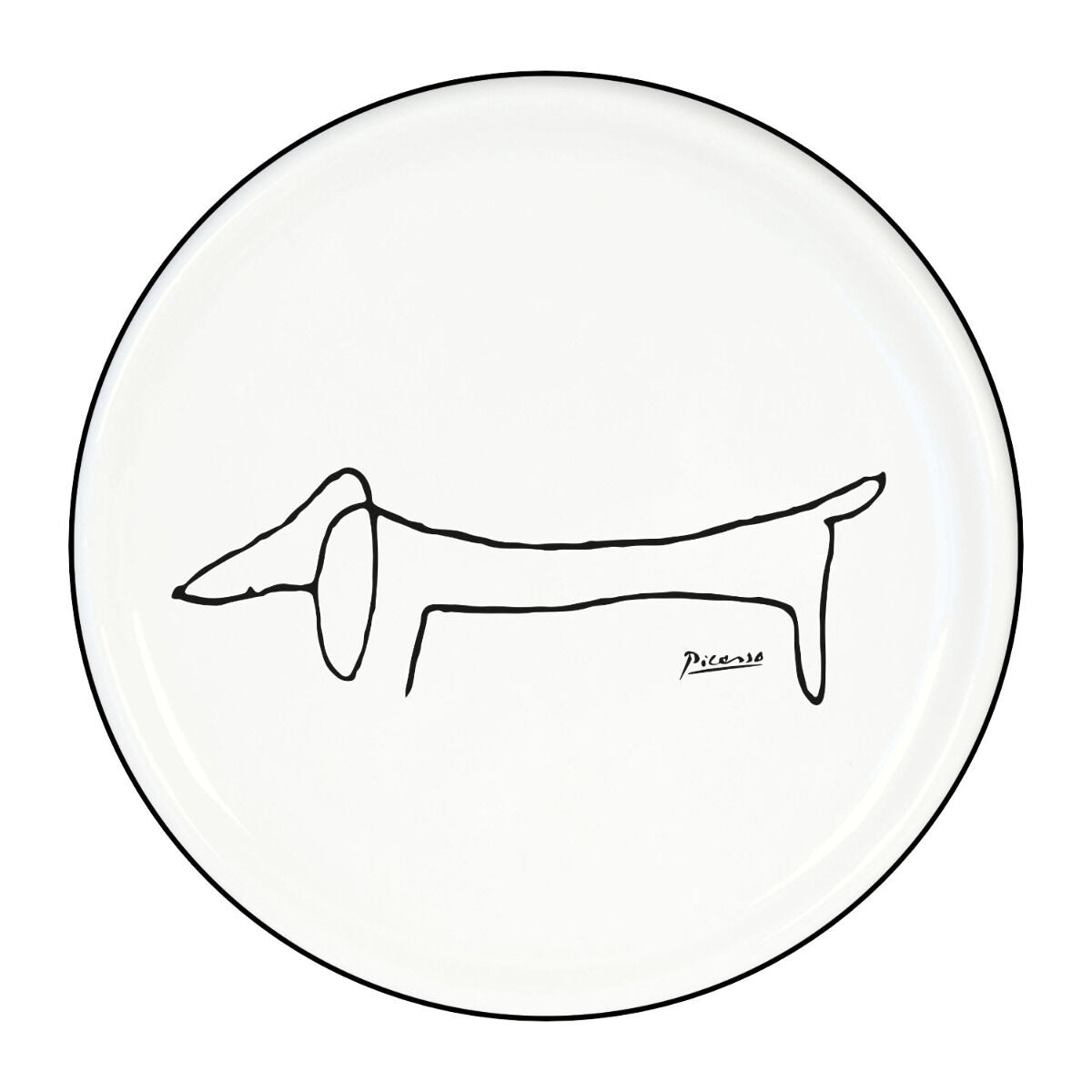 KÖNITZ 1150002770 4er Set Untersetzer im Geschenkkarton - Picasso - Le Chien (Der Hund) – Bild 3