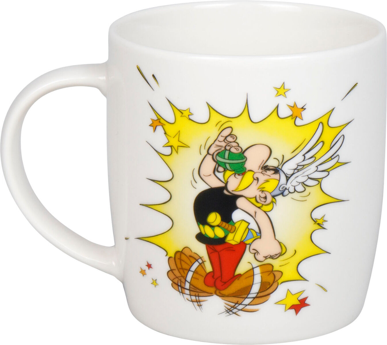 KÖNITZ 1150003041 Asterix & Obelix Set Kanne mit Sieb und Deckel & 1 Untersetzer & 4 Becher im Karton - Tee ist fertig – Bild 5