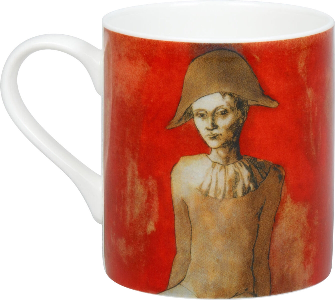 KÖNITZ Becher 1150042991 ARTselection Arlequin assis by Pablo Picasso, 400 ml, Bone China Porzellan – Bild 2