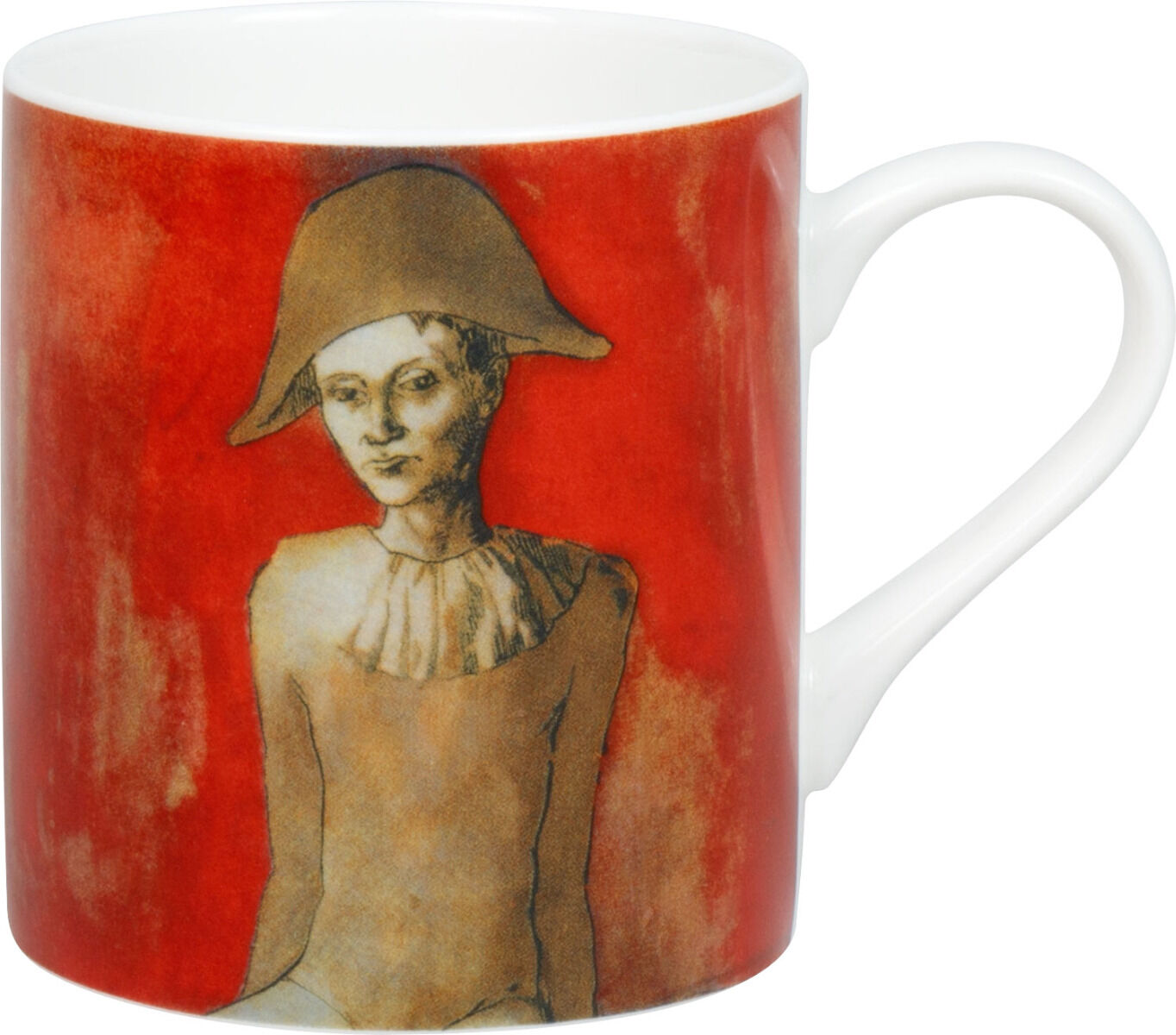 KÖNITZ Becher 1150042991 ARTselection Arlequin assis by Pablo Picasso, 400 ml, Bone China Porzellan – Bild 4