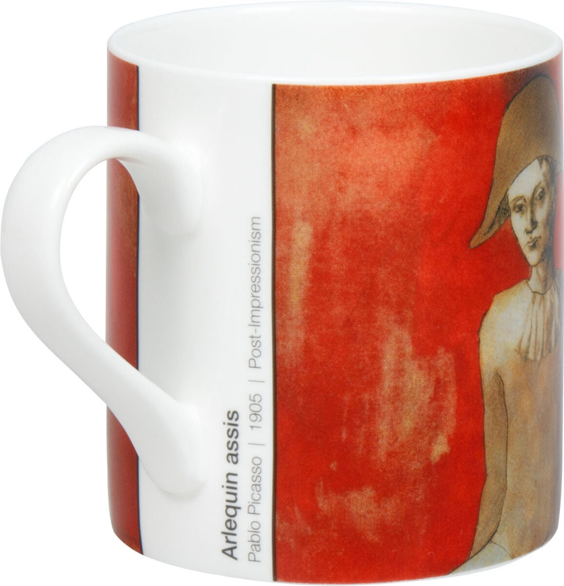 KÖNITZ Becher 1150042991 ARTselection Arlequin assis by Pablo Picasso, 400 ml, Bone China Porzellan – Bild 5