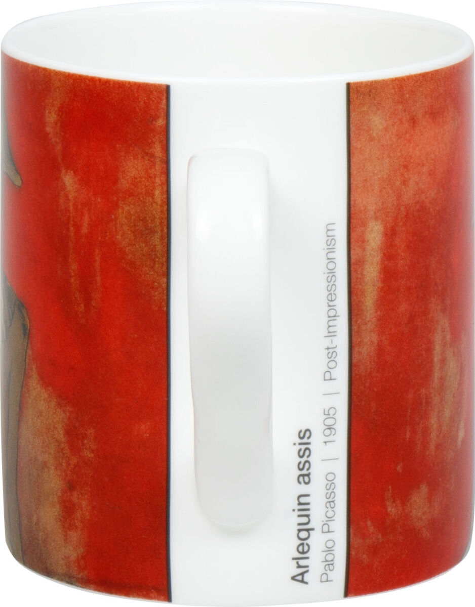KÖNITZ Becher 1150042991 ARTselection Arlequin assis by Pablo Picasso, 400 ml, Bone China Porzellan – Bild 6