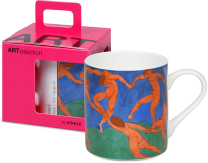 KÖNITZ Becher 1150043024 ARTselection La Danse II by Henri Matisse, 400 ml, Bone China Porzellan