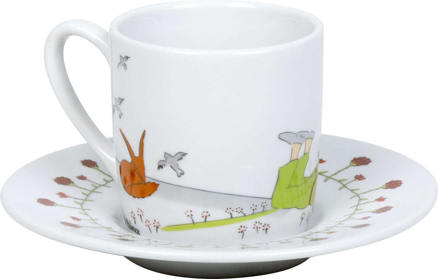 KÖNITZ 1150531599 Espressotasse Der kleine Prinz Freundschaft 85 ml, Porzellan – Bild 4