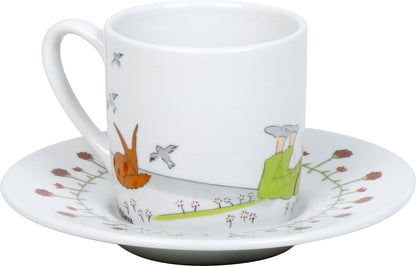 KÖNITZ 1150531599 Espressotasse Der kleine Prinz Freundschaft 85 ml, Porzellan – Bild 4