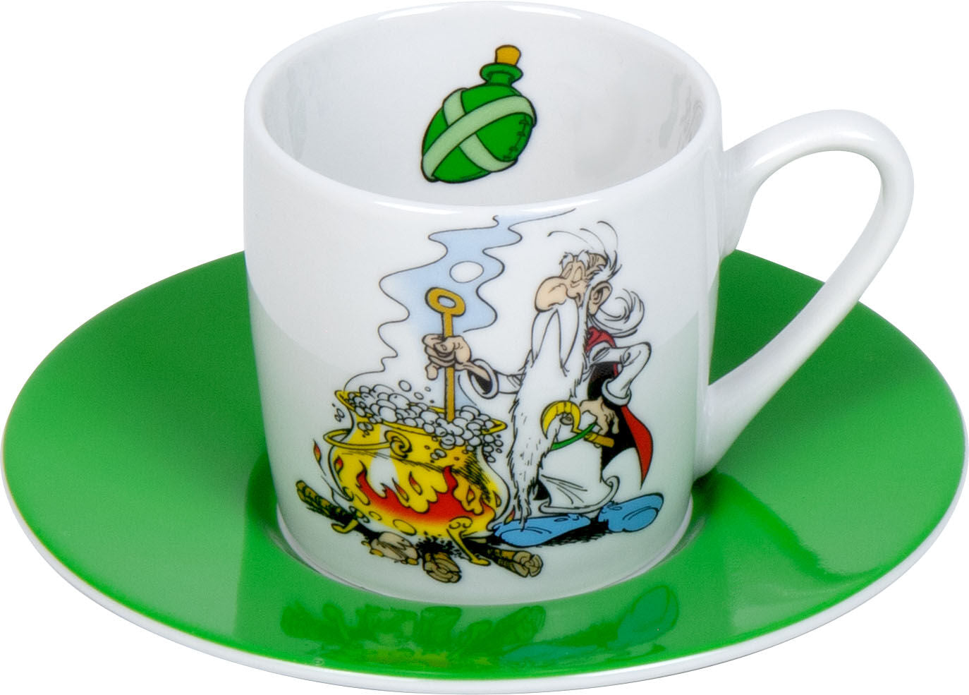 KÖNITZ 1150532055 Espressotasse Asterix Espresso ist fertig! 85 ml, Porzellan – Bild 3