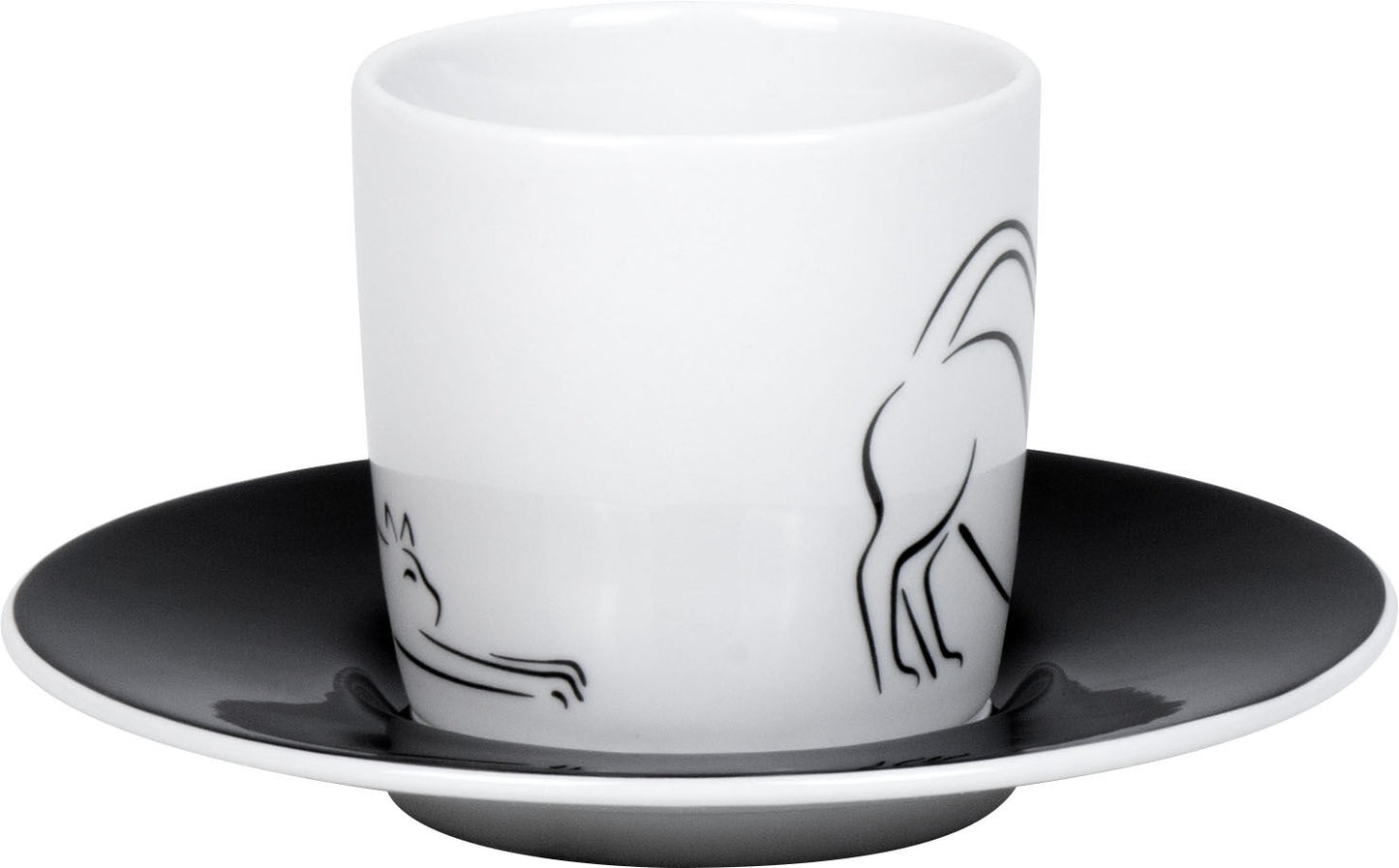 KÖNITZ 1150533018 Espressotasse Hommage à Picasso - Le Chat (Die Katze) 85 ml, Porzellan – Bild 5