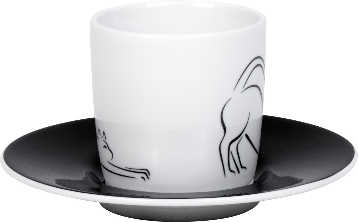 KÖNITZ 1150533018 Espressotasse Hommage à Picasso - Le Chat (Die Katze) 85 ml, Porzellan – Bild 5
