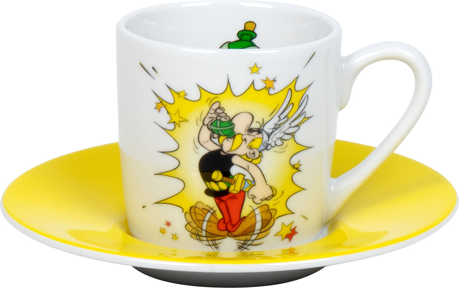 KÖNITZ 1150542383 2er Geschenkset Espressotassen 85 ml - Asterix Zaubertrank – Bild 4