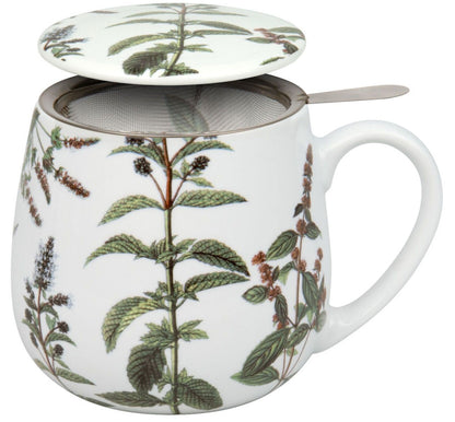 Könitz Becher mit Sieb und Deckel 420 ml My favourite tea Pfefferminze / Teebecher