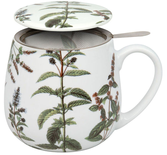 Könitz Becher mit Sieb und Deckel 420 ml My favourite tea Pfefferminze / Teebecher