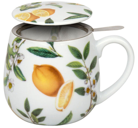 Könitz Becher mit Sieb und Deckel 420 ml My favourite tea Schwarzer Tee / Teebecher