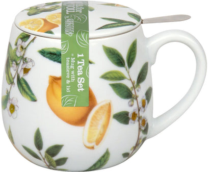 Könitz Becher mit Sieb und Deckel 420 ml My favourite tea Schwarzer Tee / Teebecher – Bild 2