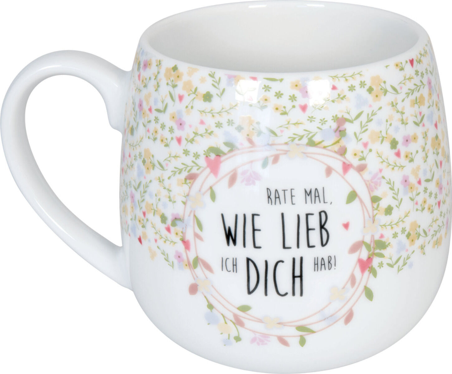Könitz 1151432448 Becher mit Sieb und Deckel 400 ml - Tea for you - Rate mal wie lieb ich Dich hab / Teebecher – Bild 3