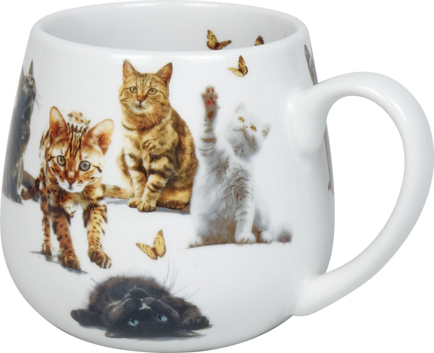 KÖNITZ 1151432933 Becher mit Sieb und Deckel 400 ml - Tea For You - Samtpfoten, Porzellan / Katzen – Bild 4