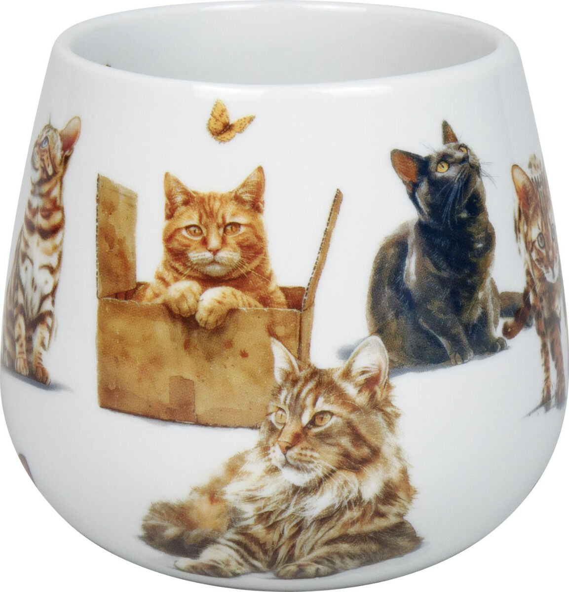 KÖNITZ 1151432933 Becher mit Sieb und Deckel 400 ml - Tea For You - Samtpfoten, Porzellan / Katzen – Bild 7