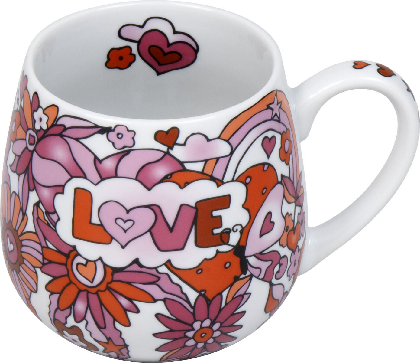 Könitz 1151433016 Becher mit Sieb und Deckel 400 ml - Power of Love by M. Koch - Tea for me / Teebecher – Bild 6