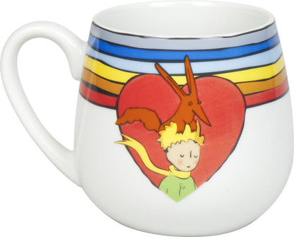 Könitz 1151433036 Becher mit Sieb und Deckel 400 ml - Der kleine Prinz Regenbogen - Tea for you / Teebecher – Bild 4