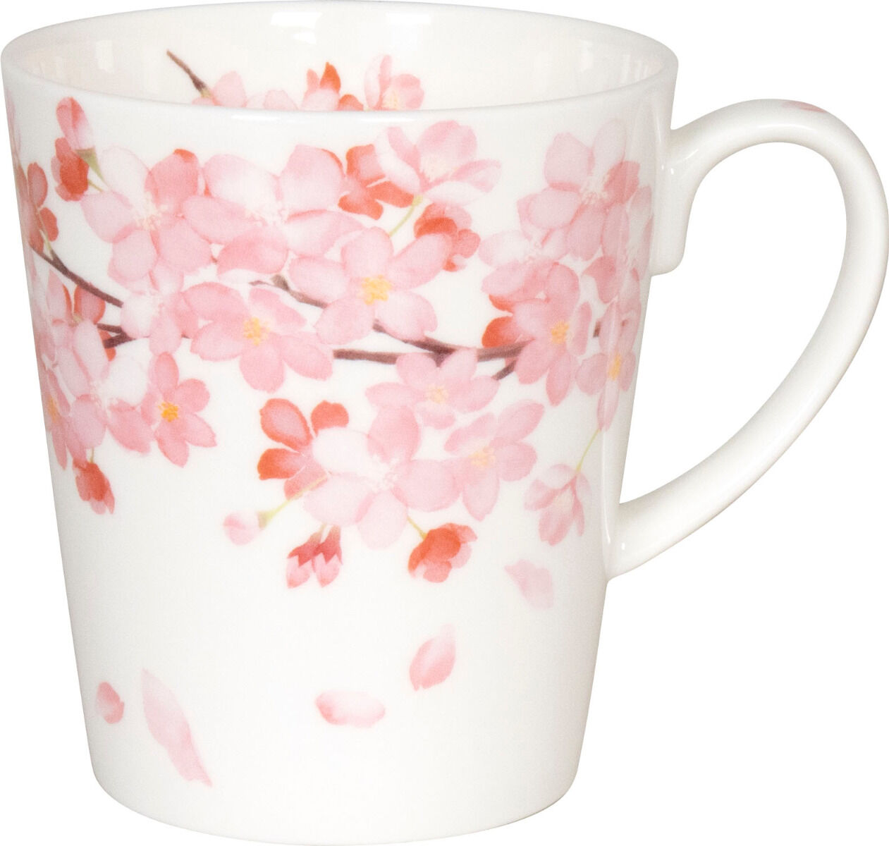 KÖNITZ Becher Wunderbar KIRSCHBLÜTEN im Geschenkkarton - 600 ml aus Bone China Porzellan – Bild 3
