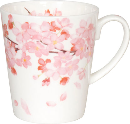 KÖNITZ Becher Wunderbar KIRSCHBLÜTEN im Geschenkkarton - 600 ml aus Bone China Porzellan – Bild 3