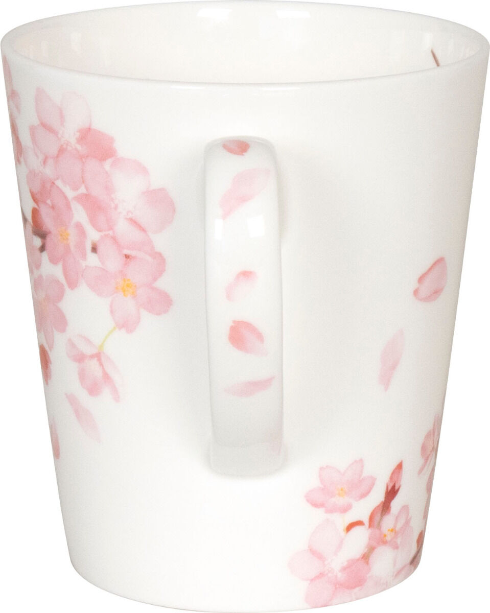 KÖNITZ Becher Wunderbar KIRSCHBLÜTEN im Geschenkkarton - 600 ml aus Bone China Porzellan – Bild 4