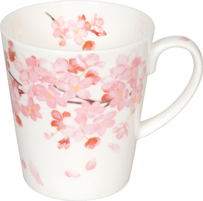 KÖNITZ Becher Wunderbar KIRSCHBLÜTEN im Geschenkkarton - 600 ml aus Bone China Porzellan – Bild 5