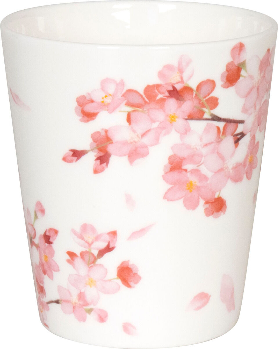 KÖNITZ Becher Wunderbar KIRSCHBLÜTEN im Geschenkkarton - 600 ml aus Bone China Porzellan – Bild 6