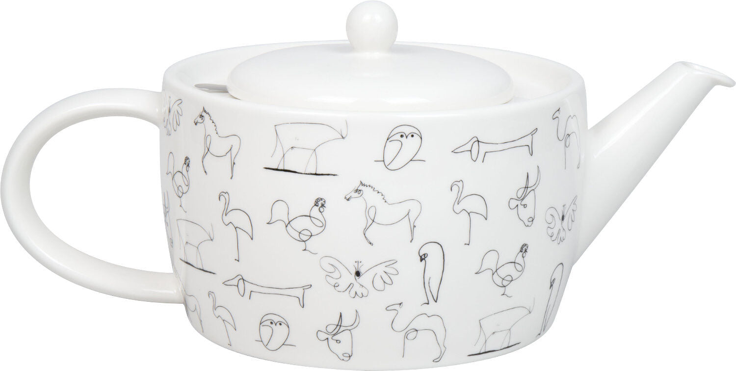 KÖNITZ 1152630104 Teekanne Picasso Animaux (Tiere) - 1400 ml, mit Deckel und Sieb / Kanne – Bild 3