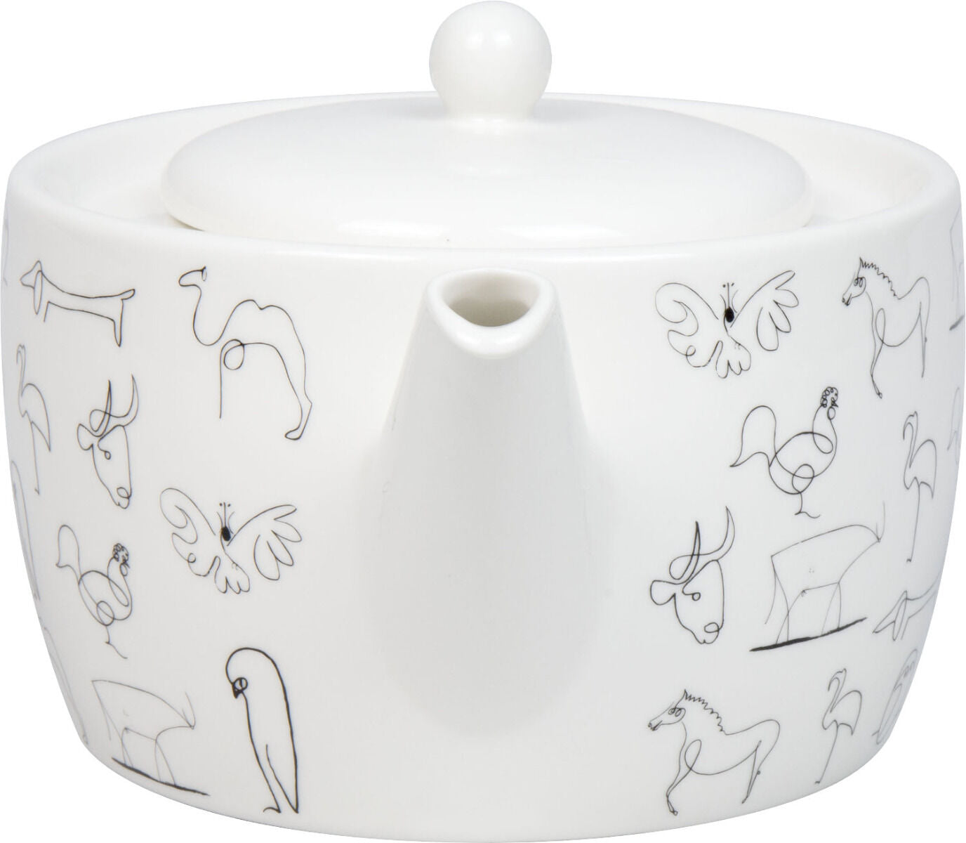 KÖNITZ 1152630104 Teekanne Picasso Animaux (Tiere) - 1400 ml, mit Deckel und Sieb / Kanne – Bild 5