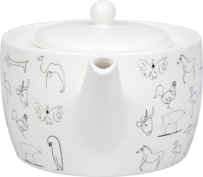 KÖNITZ 1152630104 Teekanne Picasso Animaux (Tiere) - 1400 ml, mit Deckel und Sieb / Kanne – Bild 5