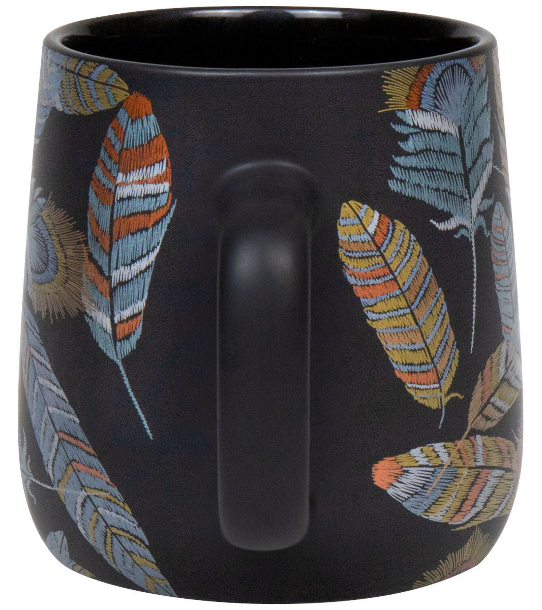 KÖNITZ Becher SHINY FEATHERS 395 ml aus Bone China Porzellan / Fassbecher – Bild 4