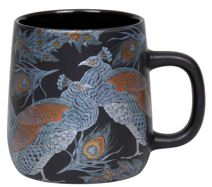 KÖNITZ Becher SHINY PEACOCK 395 ml aus Bone China Porzellan / Fassbecher