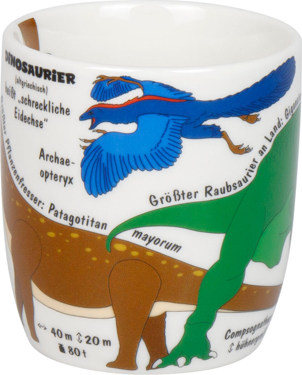 KÖNITZ 1172673025 Kid's Wissen Dinos 230 ml aus Porzellan / Kinderbecher – Bild 4