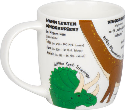 KÖNITZ 1172673025 Kid's Wissen Dinos 230 ml aus Porzellan / Kinderbecher – Bild 5