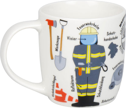 KÖNITZ 1172673026 Kid's Wissen Feuerwehr 230 ml aus Porzellan / Kinderbecher – Bild 5
