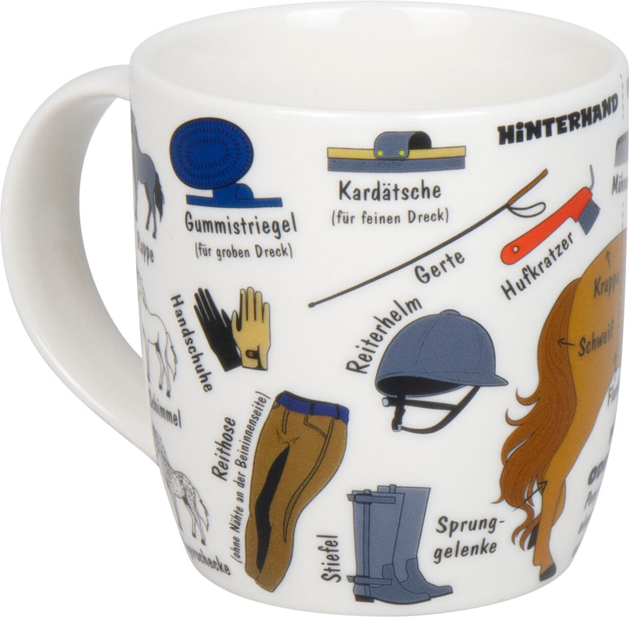 KÖNITZ 1172673027 Kid's Wissen Pferde 230 ml aus Porzellan / Kinderbecher – Bild 4