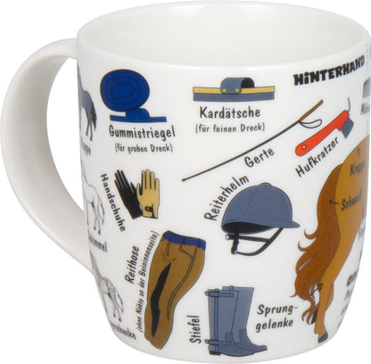 KÖNITZ 1172673027 Kid's Wissen Pferde 230 ml aus Porzellan / Kinderbecher – Bild 4
