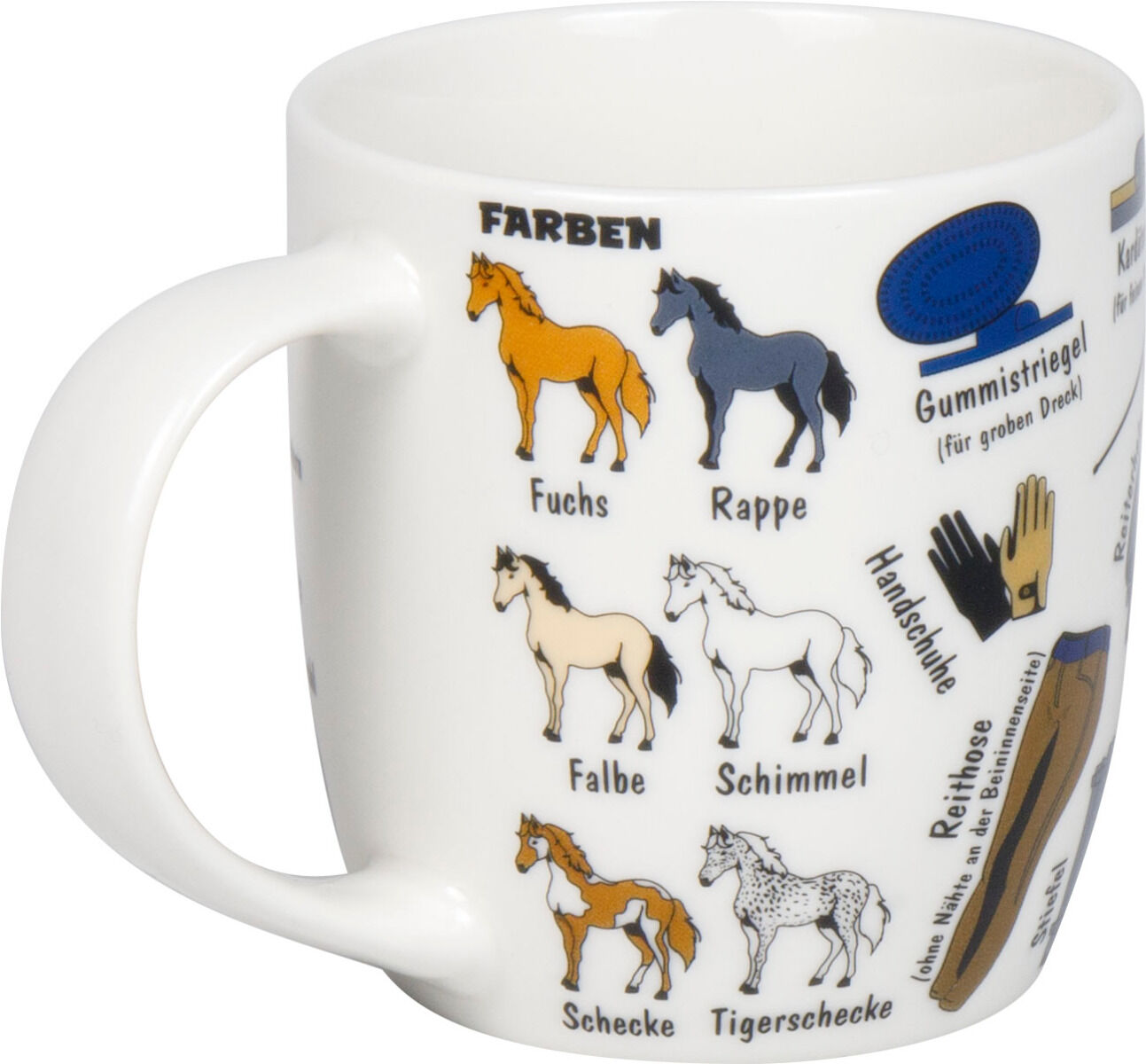 KÖNITZ 1172673027 Kid's Wissen Pferde 230 ml aus Porzellan / Kinderbecher – Bild 5
