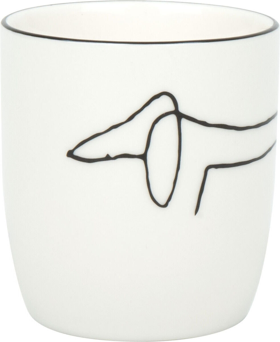 KÖNITZ 1172682770 Becher PICASSO - Le Chien (Der Hund) - 200 ml aus New Bone China Porzellan – Bild 2