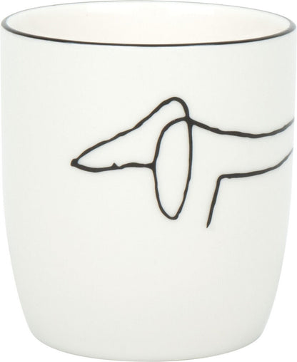 KÖNITZ 1172682770 Becher PICASSO - Le Chien (Der Hund) - 200 ml aus New Bone China Porzellan – Bild 2