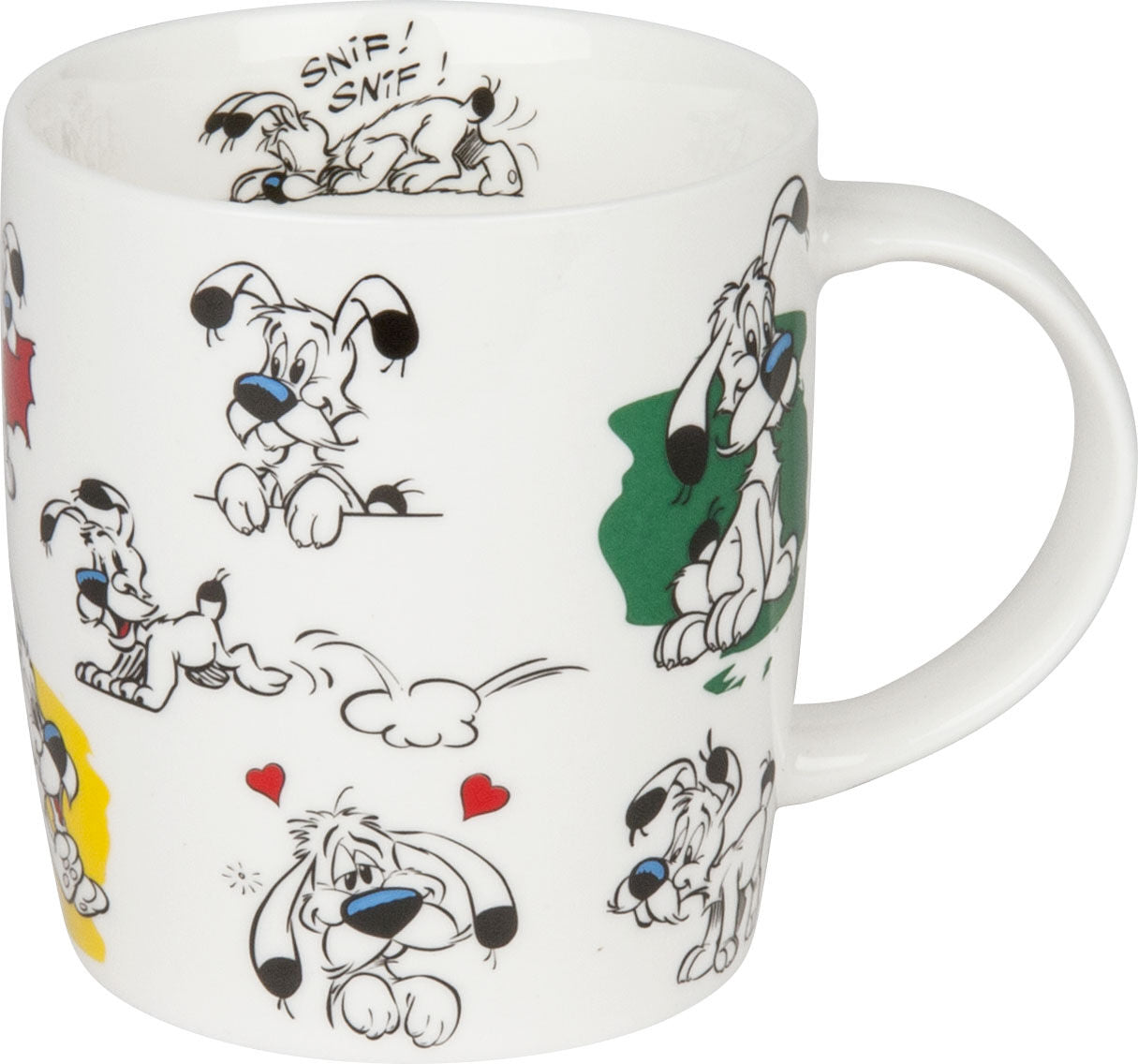 KÖNITZ Becher Asterix - Snif Snif Idefix - 400 ml / Motivtasse