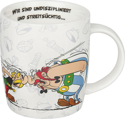 KÖNITZ Becher Asterix - aber wir lieben - 400 ml / Motivtasse