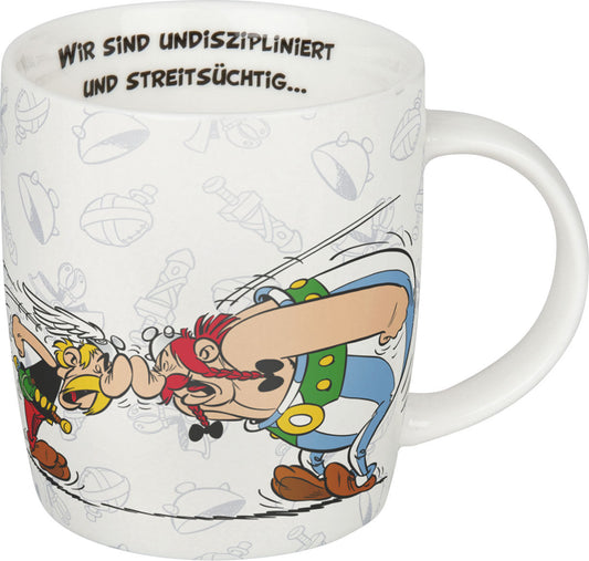 KÖNITZ Becher Asterix - aber wir lieben - 400 ml / Motivtasse
