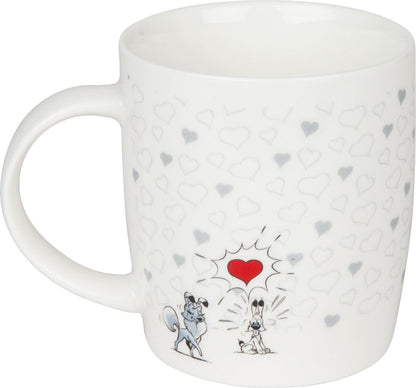 10er SET KÖNITZ Becher Asterix - Ich bin verliebt - 400 ml / Motivtasse – Bild 3